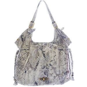 Elliot Lucca Sintra Snakeskin print embossed leather handbag